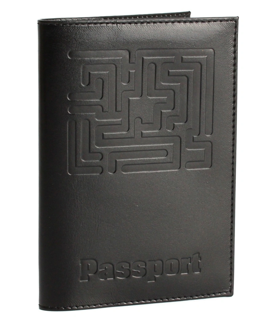Обложка для паспорта FABULA O.45.SP черн 317-27 фото 1