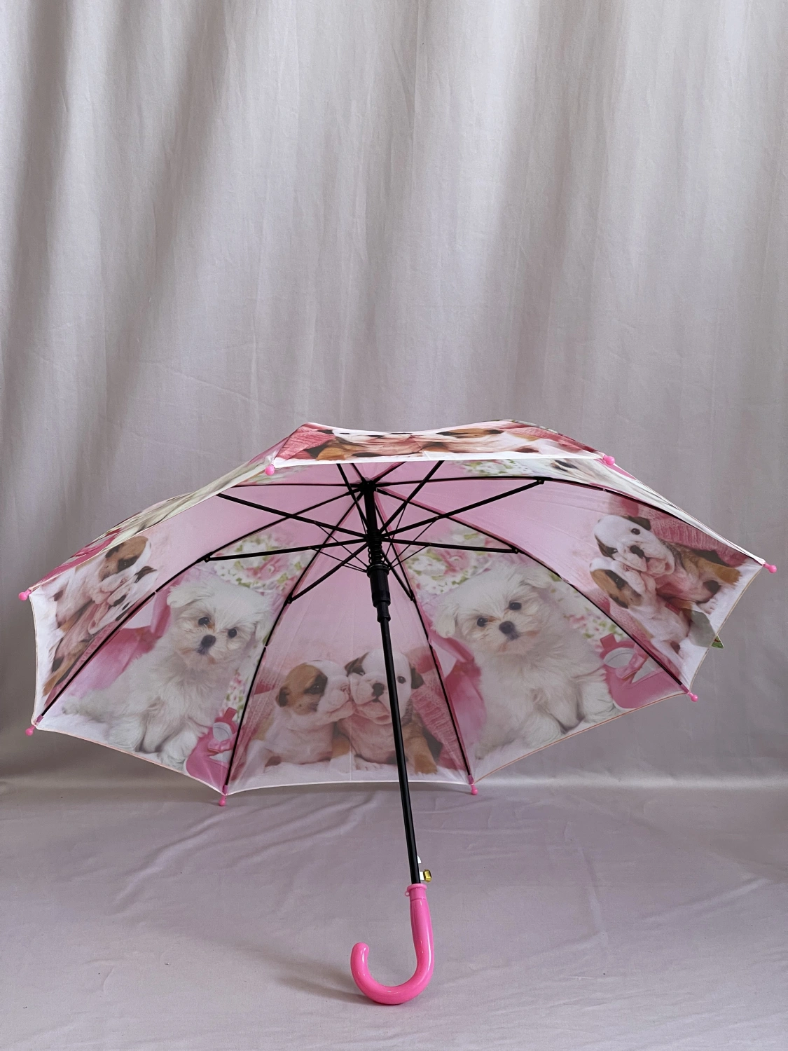 Зонт розовый  1545 фото 2