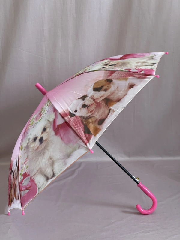 Зонт розовый  1545 фото 1