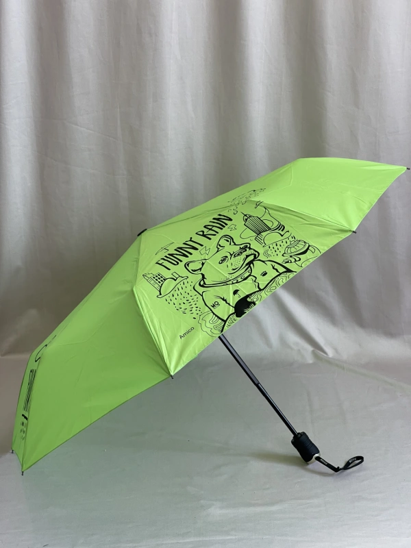 Зонт зеленый Amico 2134 фото 1
