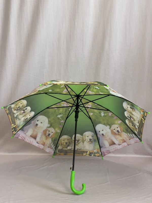 Зонт зеленый  1545 фото 2