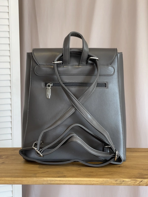 Сумка-рюкзак серый Fashion 882297 фото 3