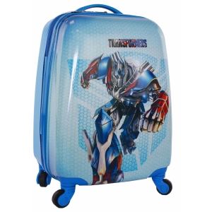 Детский чемодан на колесиках  Atma Kids "трансформер" голуб 8023-6-48