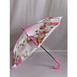 Зонт розовый  1545