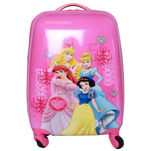 Детский чемодан на колесиках Atma Kids "Принцессы Диснея" роз 8023-7-56