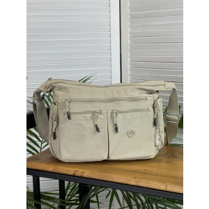 Сумка женская бежевая  9749