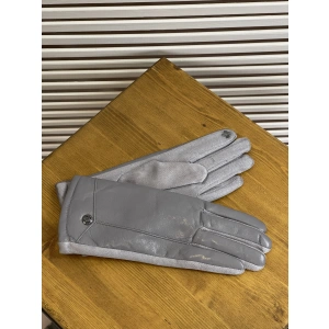 Перчатки к/з серый Мария 002