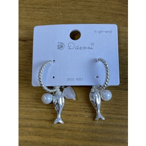 Серьги серебрист Dawu AEH26EJ023