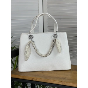 Сумка женская белая  9007