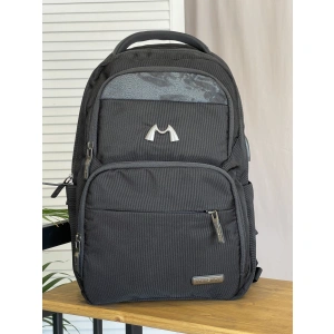 Рюкзак черный Maksimm E056-2