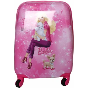 Детский чемодан на колесиках Atma Kids "Барби" роз 8023-2-56