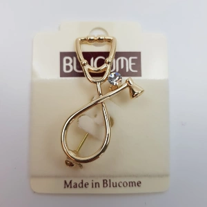 Брошь Blucome MAM1076 золот 9540-1-49