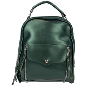 Сумка-рюкзак зеленый  673