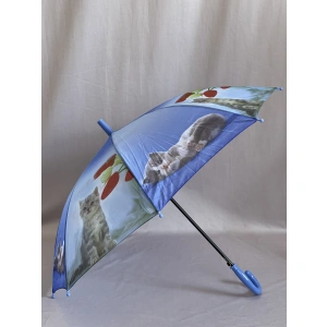 Зонт голубой  1545