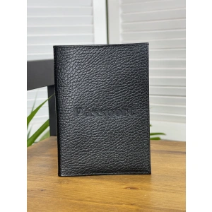 Обложка для паспорта черный 