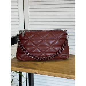 Сумка женская бордовая Velina Fabbiano VF29040