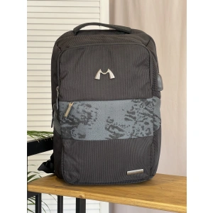 Рюкзак черный Maksimm E054-1