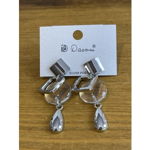 Серьги серебрист Dawu AEH26DP092