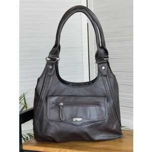 Сумка женская коричневая Dellilu 16558-33