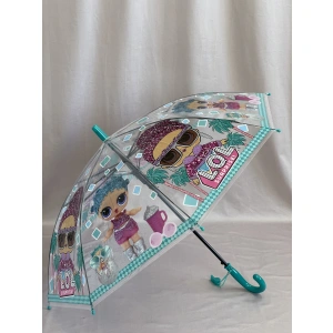 Зонт бирюзовый  1591