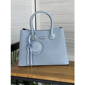 Сумка женская голубая  1901