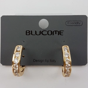 Серьги Blucome MXP27 золот 11100-49