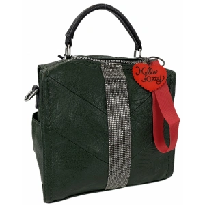 Сумка-рюкзак зеленый  891
