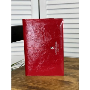 Обложка для паспорта красный Loui Vearner 206-2045