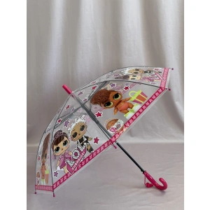 Зонт розовый  1591