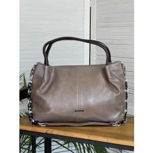 Сумка женская коричневая Dellilu 9453-78