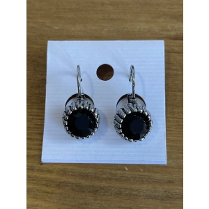 Серьги черный 