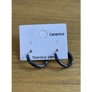 Серьги черный Dawu EH220930034