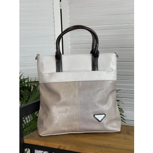 Сумка женская серая Dellilu 9592-796
