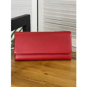 Кошелёк красный  8807