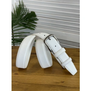 Ремень белый 