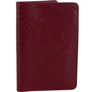 Обложка для паспорта красный Alexander Ts PR006