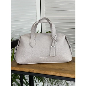 Сумка женская серая  8919