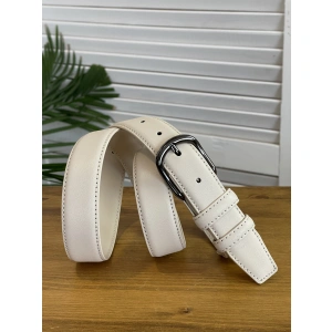 Ремень бежевый 