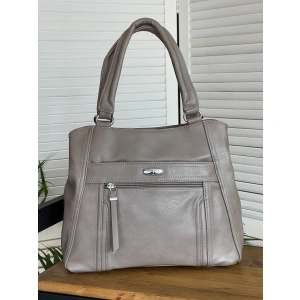 Сумка женская бежевая Dellilu 2605-22