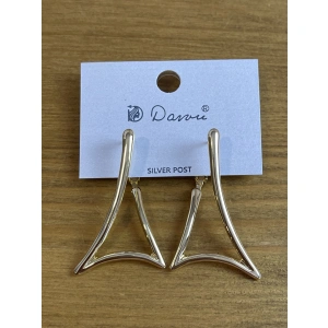 Серьги золотой  Dawu EH05228