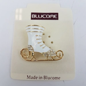 Брошь Blucome MAM1224 золот 11532-49