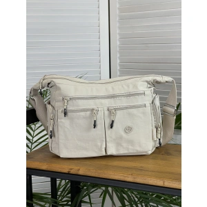 Сумка женская бежевая  9749