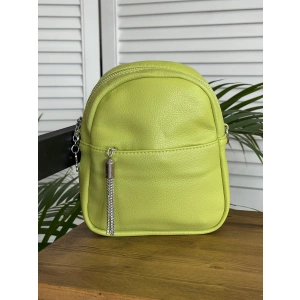 Сумка-рюкзак зеленый  9936