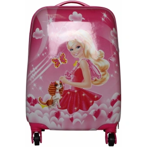 Детский чемодан на колесиках  Atma Kids " Барби" роз 8023-4-56
