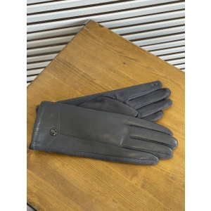 Перчатки к/з серый Мария 002