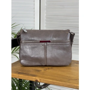 Сумка женская серая Dellilu 9650-72