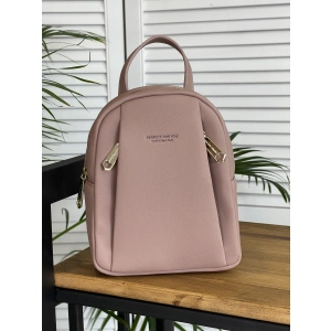 Сумка-рюкзак розовый  D876