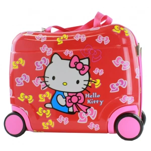 Чемодан каталка Atma Kids "Hello Kitty" красн 10600-30