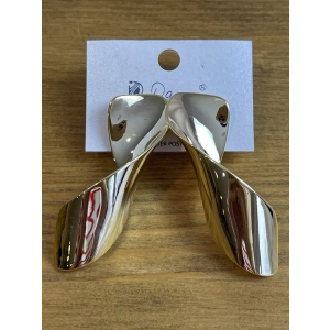 Серьги золотой  Dawu EH24G1036
