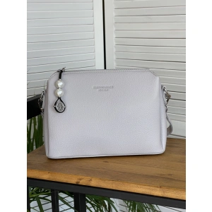 Сумка женская серая  9356